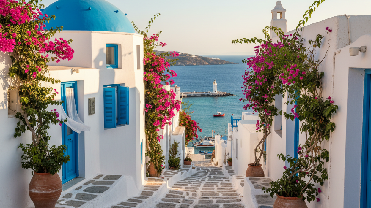 Introducing: The Nauti Anchor List ⚓ Our First 3-Anchor Pick is... MYKONOS, GREECE